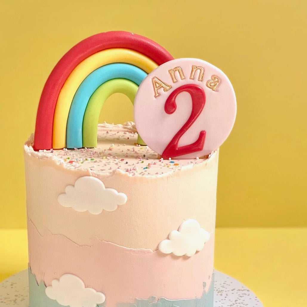 RAINBOW BRIGHTS BIRTHDAY CAKE