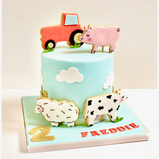 FARM CUSTOM BIRTHDAY CAKE