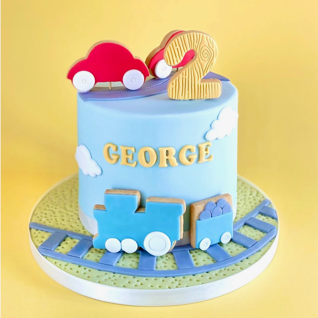 TRANSPORT CUSTOM BIRTHDAY CAKE