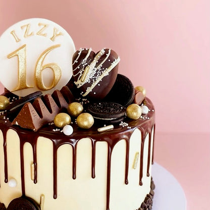 CHOCOLATE LOADED DRIP CAKE