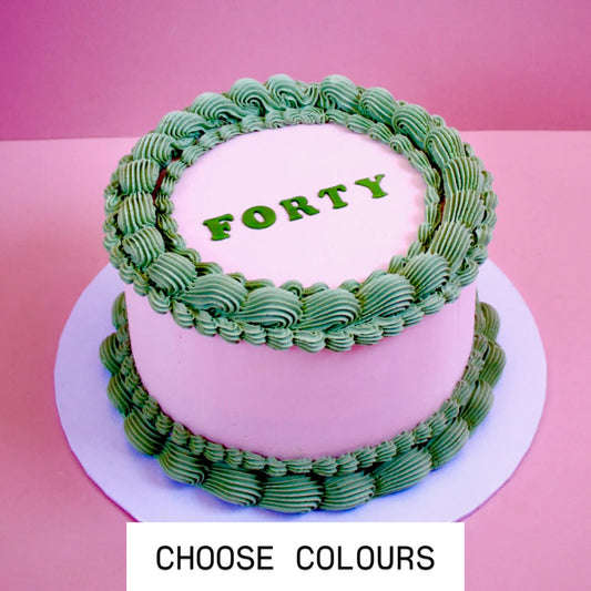 HEART OR ROUND VINTAGE CAKE